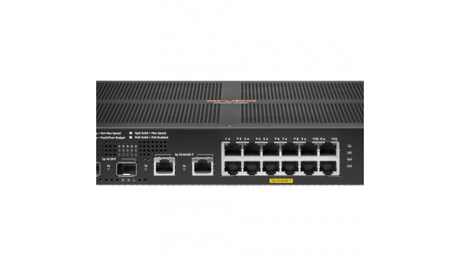 "12+4P HP Enterprise Aruba 6000 12G + 2G/2SFP PoE+ (139W) Switch M RM"