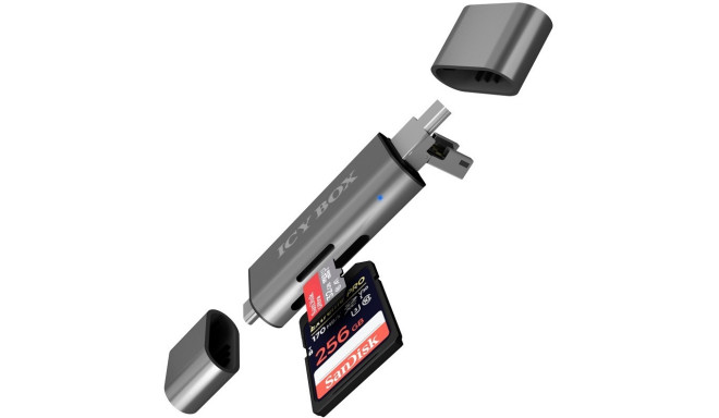"ICY BOX IB-CR200-C Multi-USB SD/MicroSD Kartenleser"