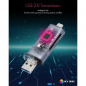 CardReader USB SD/MicroSD (TF) USB 2.0 Card Reader mit Type-C & -A und OTG