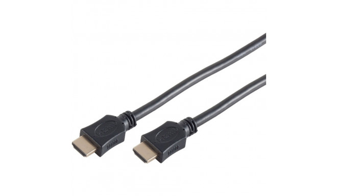 "HDMI (ST-ST) 1,5m HighSpeed Anschlusskabel 4K Schwarz"