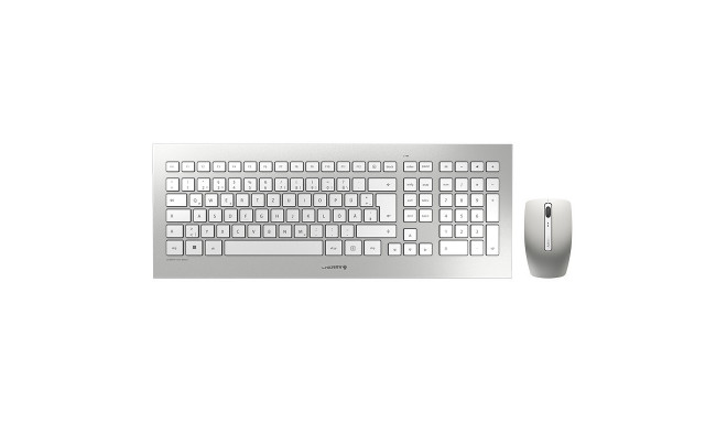 "Cherry DW 8000 RF Wireless Silber Tastatur white QWERTZ DE"