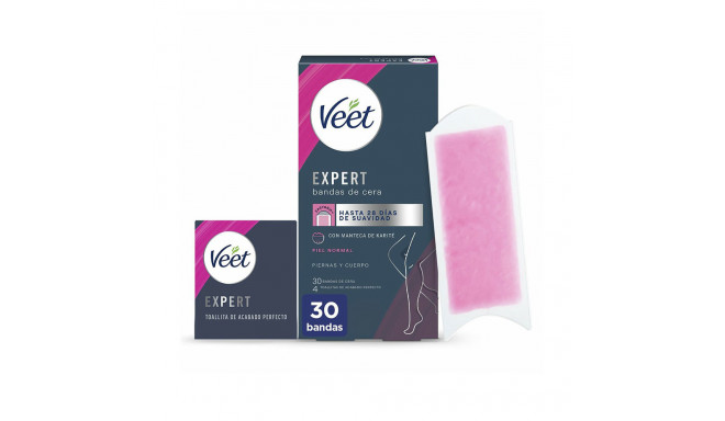 VEET EXPERT CORPORAL bandas de cera piel normal 30 u