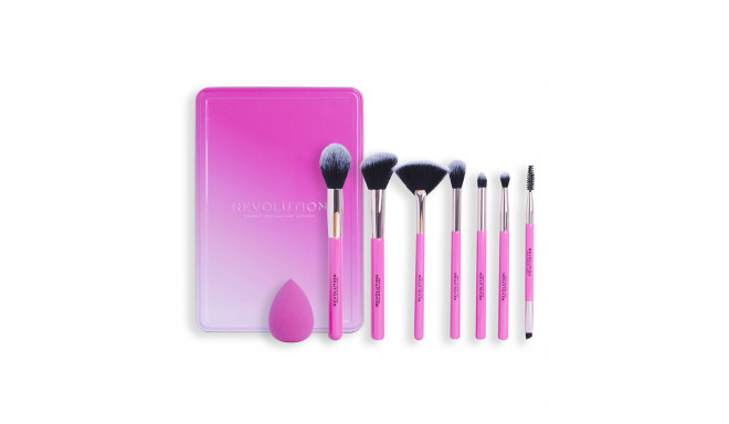 REVOLUTION MAKE UP THE BRUSH EDIT GIFT LOTE 8 pz