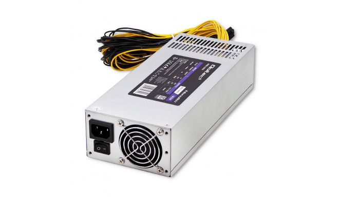 Qoltec 50350 toiteplokk 1850W PCI-E 80 Plus Platinum mängur kaevandaja