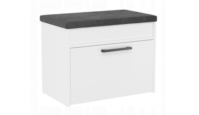 Topeshop PARMA MINI BIEL suletud valge jalanõude korraldaja