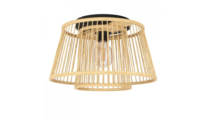 CEILING LIGHT HYKEHAM E27 43851 BAMB/BL