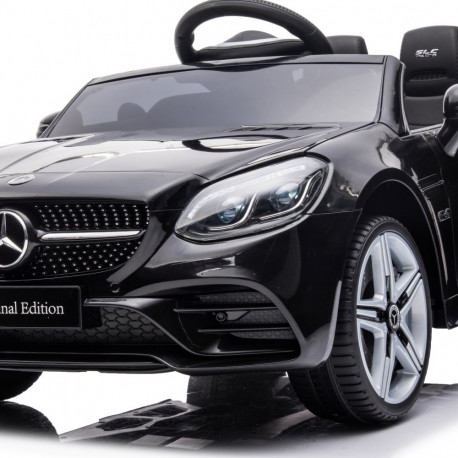 Mercedes Benz akumulaatoriga pealistutav auto SLC300 Cabrio helid tuled pult, must