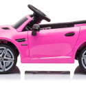 Jeździk na akumulator Mercedes BENZ SLC300 Cabrio dźwięki, światła, pilot - różowy