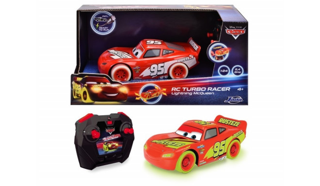 Jada Toys Disney Pixar Cars 1:24 Lightning McQueen RC Remote Control Car