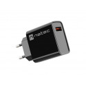 USB Charger Ribera 1x USB-A black