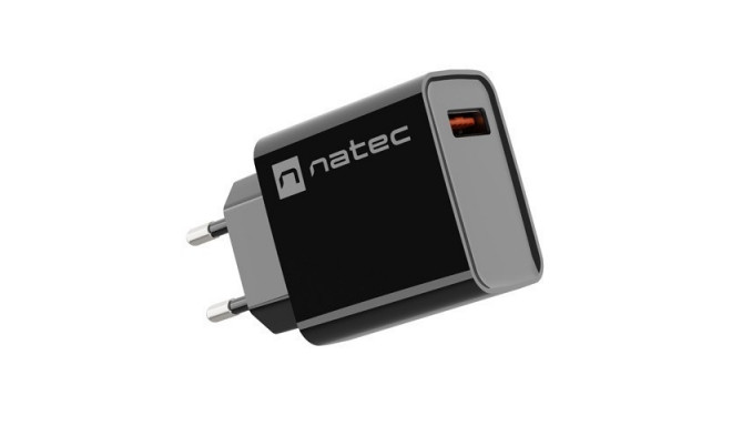 USB Charger Ribera 1x USB-A black