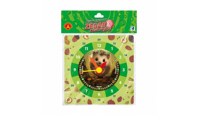 Educational clock Hedgehog