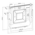 Mac Mini deskop wall mount Maclean MC-473