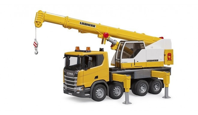 Vehicle Scania Super 560R Truck with crane Liebherr