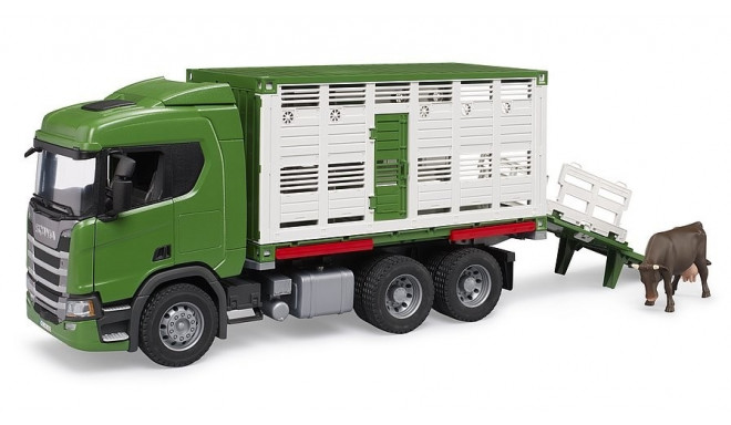 Vehicle Scania Super 560R Container with a cow figure