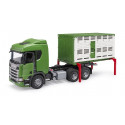 Vehicle Scania Super 560R Container with a cow figure