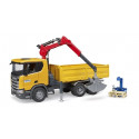 Vehicle Scania Super 560R Truck with crane and pallets