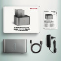 ADSA-DC docking station SATA 2.5/3.5 2x HDD/SSD