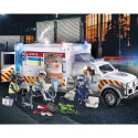 Figures set City Action 70936 Rescue Vehicles: Ambulance with Lights and Sound