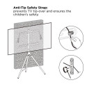 Floor stand for TV 45-65 inches, 32 kg wood