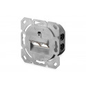CAT 6, Class E, Wall Outlet, shielded, surface mount