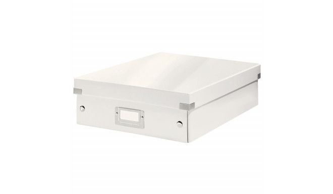 Hoiukarp kokkupandav Leitz WOW Organiser Click&Store valge, Medium 281x100x370mm, 2-4 jaotust, lam.k