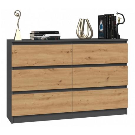 Topeshop M6 120 antratsiit/ART kummut