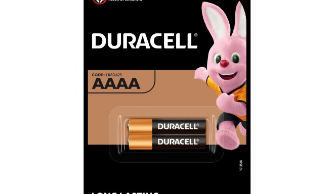 Patarei Duracell MX2500 AAAA 1,5V Alkaline pakk (pakis 2tk) (AAAA-size, MX2500, 25A, MN2500, E96)