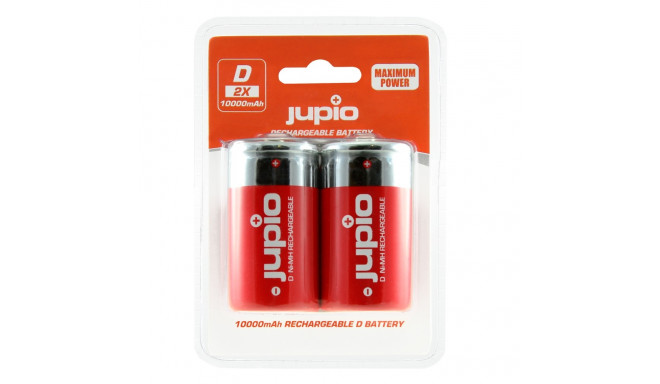 Jupio akumulatori D ar 10.000mAh ietilpību 2 pcs