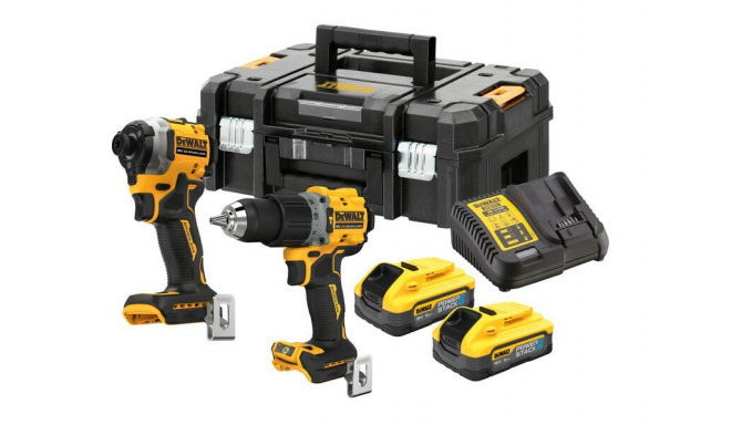 DEWALT.COMBO KIT 18V DCK2050H2T (DCD805+DCF850) 2x5.0Ah POWERSTACK