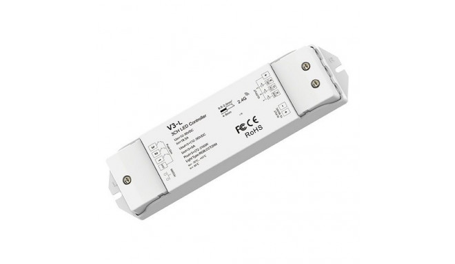 V3-L LED Controller 12-48V, 3x 6A, with Push DIM