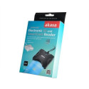 Akasa AK-CR-03BKV2 smart card reader Indoor USB 2.0 Black