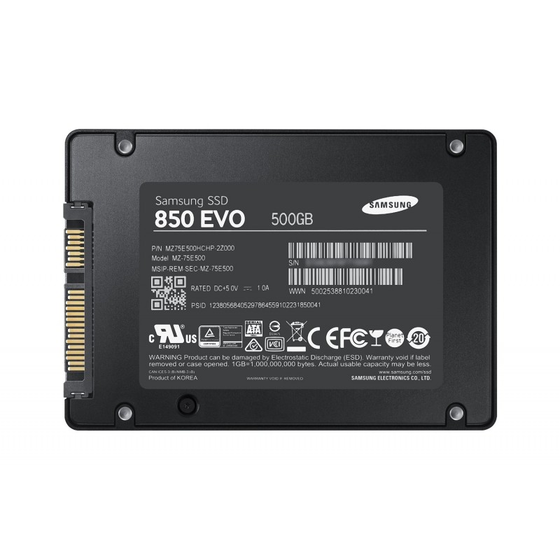 Samsung SSD 500GB 520/540 850 EVOBasic SATA SSD drives Photopoint