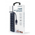 I/O HUB USB3 7PORT/UHB-U3P7P-01 GEMBIRD