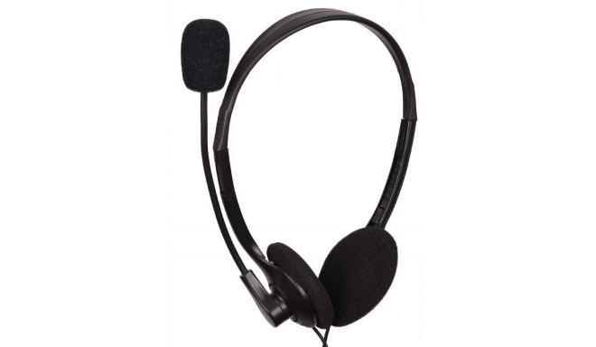 HEADSET STEREO/BLACK MHS-123 GEMBIRD