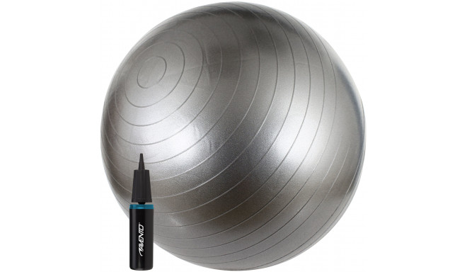 Gym Ball AVENTO 42OD 65cm +pomp Silver