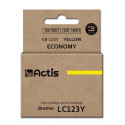 Actis tint KB-123Y asendus Brother LC123Y/LC121Y Standard 10ml, kollane