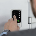 Qoltec 52444 Code lock MIMAS with RFID reader Code | Card | key fob | Doorbell button | IP68 | EM