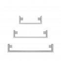 Topeshop MOBI 3P BIEL shelve Floating shelf Wall mounted Particle board White
