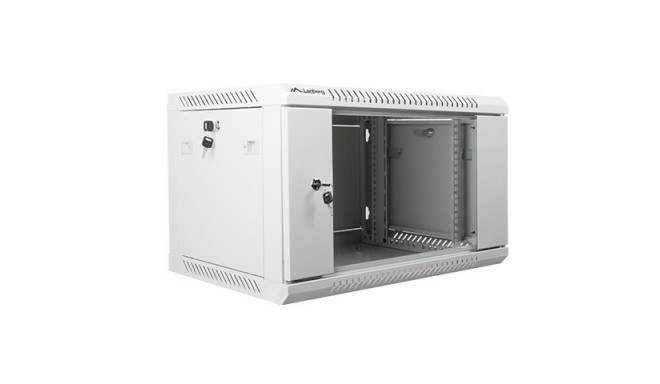 Lanberg server cabinet 19" 4U 600x450 wf01-6406-10s, grey