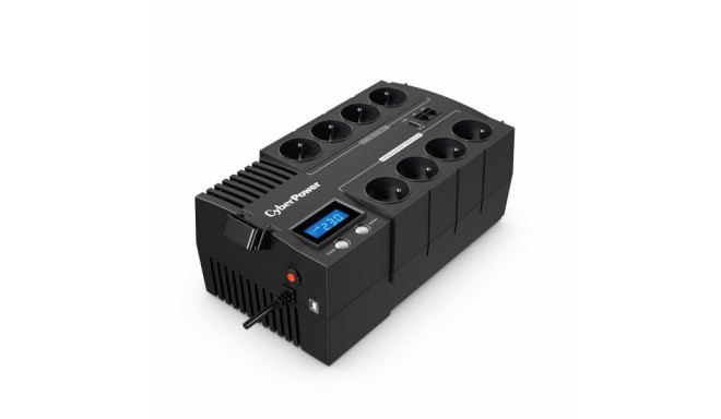 CyberPower BR700ELCD-FR uninterruptible power supply (UPS) Line-Interactive 0.7 kVA 420 W 8 AC outle