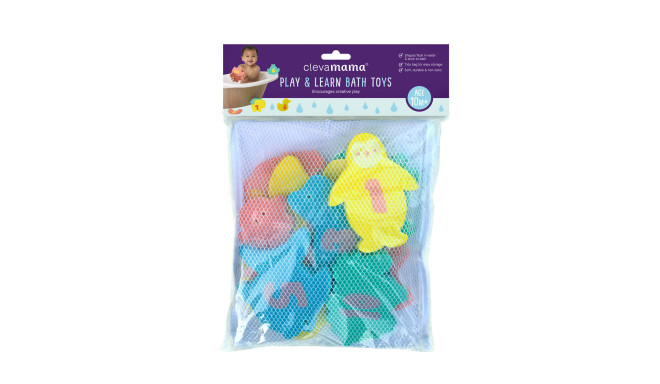 CLEVAMAMA toys for bath with bag 3507