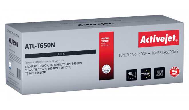Activejet ATL-T650N tooner (asendus Lexmark T650A11E; Supreme; 7000 lehekülge; must)