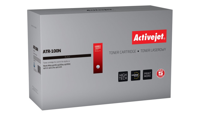 Activejet ATR-100N toner (replacement for Ricoh SP100 / SP112 / 407166; Supreme; 1200 pages; black)