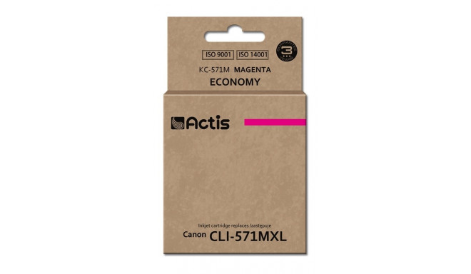 Actis KC-571M tindikassett (asendus Canon CLI-571M; standard; 12 ml; magenta)