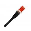 Alantec KKS6CZA0.5 Patch-cord F/UTP cat.6 PVC 0.5m black