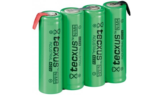 Accu-Pack in poly bag with Euro hole 4,8V 2100mAh NIMH AA (mignon) ready to use (RTU)