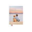 Märkmik Kantsler Flexi 140x190mm, täpp, Friends, kõvaköide, painduvad disainkaaned, Timer