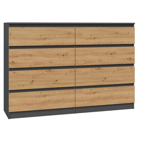 Topeshop M8 140 ANT/ART KPL kummut