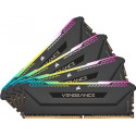 Corsair RAM DDR4 32GB 3200 CL 16 Quad-Kit RAM (black CMH32GX4M4E3200C16 Vengeance RGB PRO S